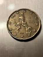 Piece rare 20 cent ,Italie , 2002, Ophalen of Verzenden, Italië