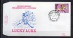 Année 1990 : FDC 2390 - Lucky Luke - Obli Brussel-Bruxelles, Postzegels en Munten, Postzegels | Europa | België, Ophalen of Verzenden