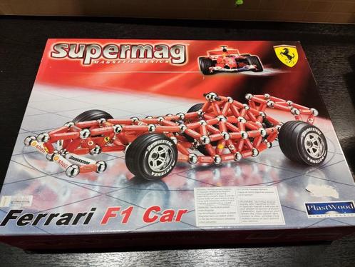 Supermag Ferrari F1 magnetisch bouwen, Kinderen en Baby's, Speelgoed | Educatief en Creatief, Bouwen, Ophalen of Verzenden