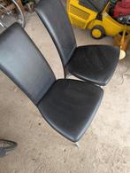 Eettafel stoelen, 4 stuks, Huis en Inrichting, Stoelen, Ophalen, Zo goed als nieuw, Zwart, Vier