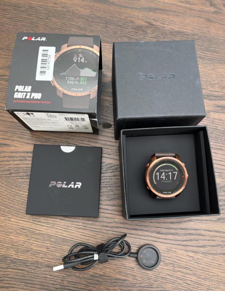 Polar Grit X Pro, Bijoux, Sacs & Beauté, Montres de sport, Comme neuf, Distance, Bandage calorique, État, GPS, Battement de coeur