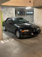 BMW e36 320ia cabine/notebook/oldtimer, Auto's, BMW, Automaat, Cabriolet, Zwart, Leder