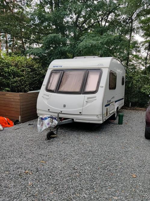 Caravan + voortent, Caravans en Kamperen, Caravans, Particulier, Sprite, Douche, Ophalen