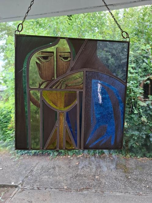 Glasraam (glas in lood), Antiek en Kunst, Antiek | Glaswerk en Kristal, Ophalen