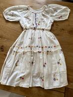 Zomerjurk Zara ecru met bloemetjes, Gebruikt, Meisje, Ophalen of Verzenden, Zara