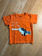 Oranje t-shirt met haai voor baby | maat 2 jaar | Negen, Nieuw, Jongetje, Overige typen