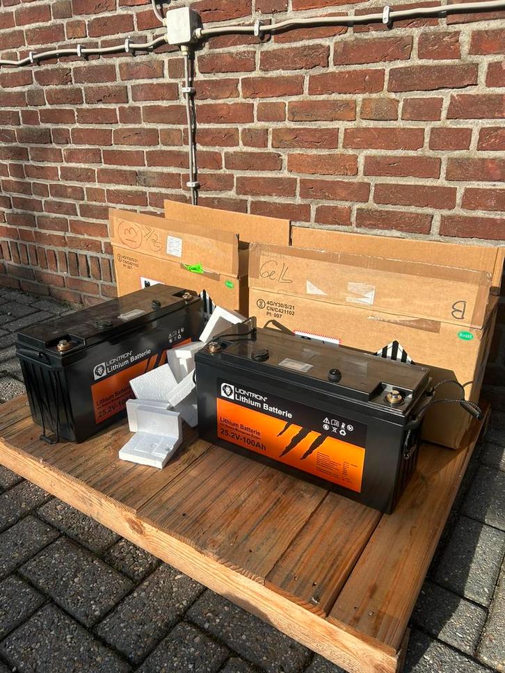 2x Liontron Lithium batterie 25.2V-100AH 17kg, Watersport en Boten, Bootonderdelen, Nieuw, Ophalen