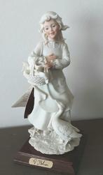 Statue de A. Belcari - fille avec des oies, Antiquités & Art, Curiosités & Brocante, Enlèvement