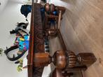 oude, stevige tafel met 6 stoelen, Antiek en Kunst, Ophalen