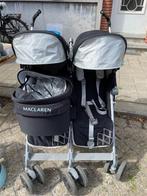 Dubbele buggy Maclaren twin techno met 1 wiegje, Kinderen en Baby's, Ophalen, Gebruikt, Maclaren, Verstelbare rugleuning