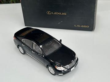 Miniature Norev Lexus LS460 2010 Black 1/18