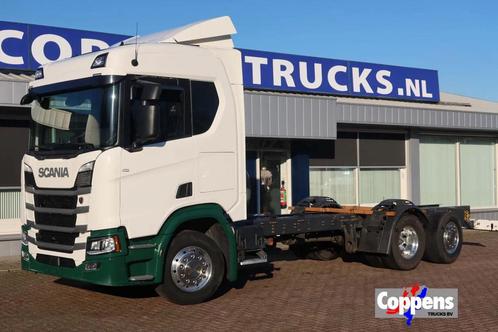 Scania R 500 6X2 Chassis Cabine Euro 6, Auto's, Vrachtwagens, Bedrijf, ABS, Scania, Diesel, Automaat, Wit