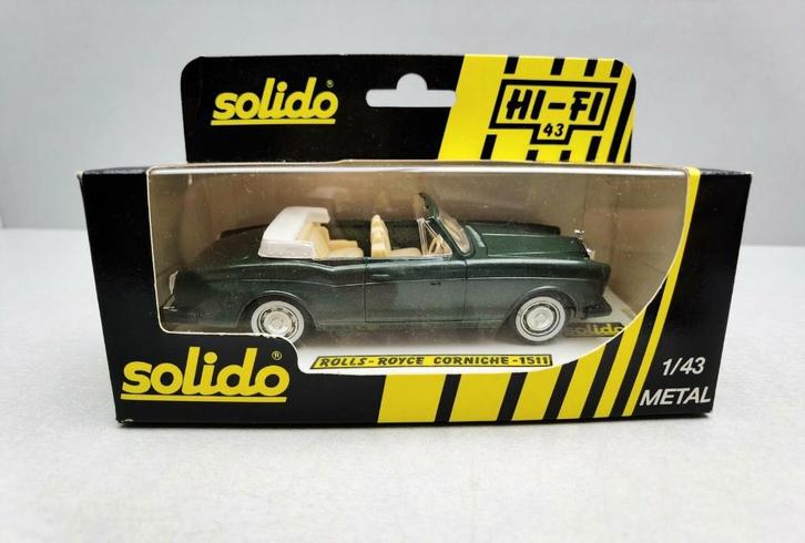 ROLLS ROYCE Shadow Corniche S2 1/43 SOLIDO Hi-Fi Neuve+Boite, Hobby & Loisirs créatifs, Voitures miniatures | 1:43, Neuf, Voiture