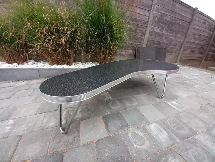 Retro Bel air salontafel/ Niertafel, Verzamelen, Retro, Huis en Inrichting, Ophalen