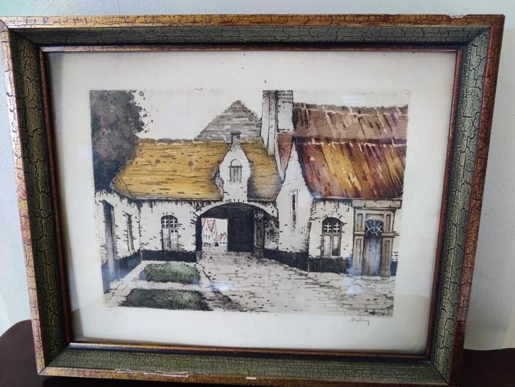 schilderij van Belin, pseudoniem voor Hebbelinck, Antiek en Kunst, Kunst | Schilderijen | Klassiek, Ophalen