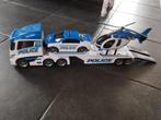 Politieset: vrachtwagen, politiewagen, politiehelikopter, Kinderen en Baby's, Speelgoed |Speelgoedvoertuigen, Ophalen, Gebruikt