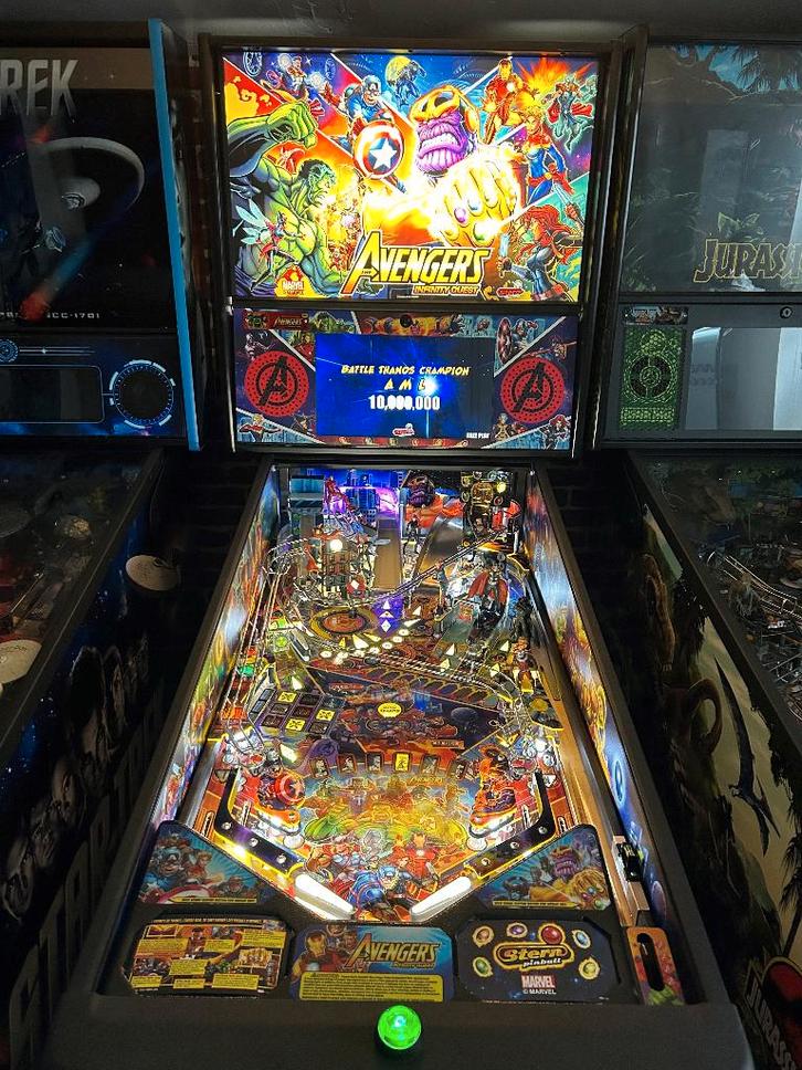 Flipper Stern Avenger Infinity Quest PRO, Verzamelen, Automaten | Flipperkasten, Zo goed als nieuw, Flipperkast, Stern, Ophalen