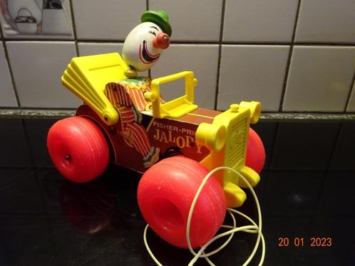 Fisher Price Jalopy Pull Toy No.724*VINTAGE*Made U.S.A, Kinderen en Baby's, Speelgoed | Fisher-Price, Duw- of Trekspeelgoed, Ophalen of Verzenden