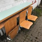 Vintage stoelenrijen (2x), Ophalen