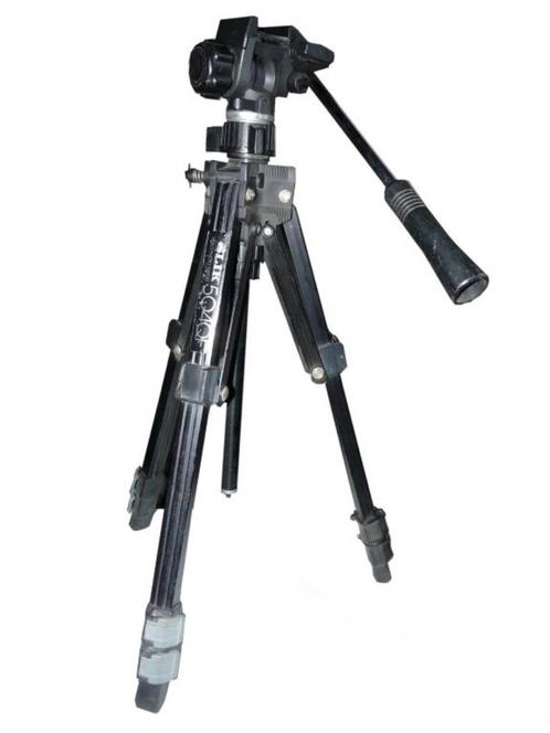 telescopisch statief voor camera/video, Audio, Tv en Foto, Fotografie | Statieven en Balhoofden, Gebruikt, Driepoot, Minder dan 150 cm