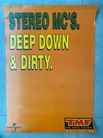 Poster Stereo MCs - Deep Down & Dirty, Comme neuf, Enlèvement ou Envoi