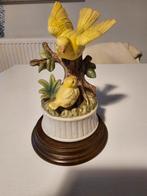Capodimonte-porselein muziekdoos geluid van vogels, Antiek en Kunst, Ophalen of Verzenden