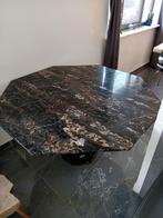 Table de salle a manger en marbre, Maison & Meubles, Comme neuf, 100 à 150 cm, 100 à 150 cm, Autres matériaux