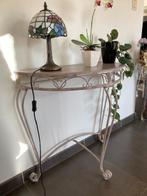 Smeedijzeren bijzettafeltje, Ophalen, Zo goed als nieuw, Landelijk