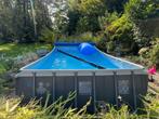 Piscine rectangulaire 7,32 x 3,66 x 1,32 m + accessoires, Jardin & Terrasse, Piscines, 300 cm ou plus, Enlèvement, Utilisé, Rectangulaire