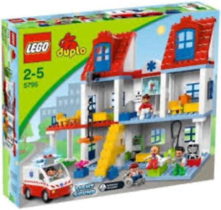 Hopital Duplo 5795, Kinderen en Baby's, Speelgoed | Duplo en Lego, Gebruikt, Duplo, Complete set, Ophalen