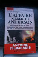 L'affaire Meredith Anderson, Ophalen of Verzenden, Zo goed als nieuw, 20e eeuw of later, Antoine Filissiadis