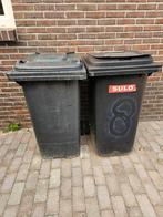 2 afvalcontainers, Ophalen
