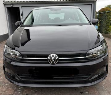 VW POLO . bj 2021, Auto's, Volkswagen, Stof, Zwart, Apple Carplay, Handgeschakeld