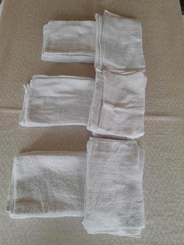 Lot de gants de toilette blancs, 350 pièces., Enlèvement, Neuf