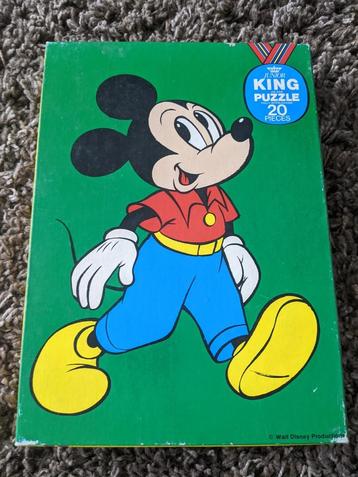 Puzzel van Mickey mouse, Enlèvement ou Envoi, 10 à 50 pièces, Utilisé, 4 à 6 ans