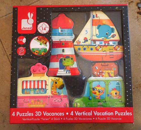 Janod  houten verticale puzzel - Vakantie, Enfants & Bébés, Jouets | Jouets en bois, Utilisé, Enlèvement ou Envoi