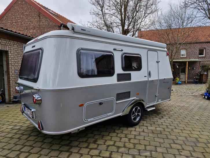 Hymer Eriba Touring 530, Caravanes & Camping, Caravanes, Particulier, Eriba, Porte-vélos, Auvent, Auvent, Panneau solaire, Enlèvement