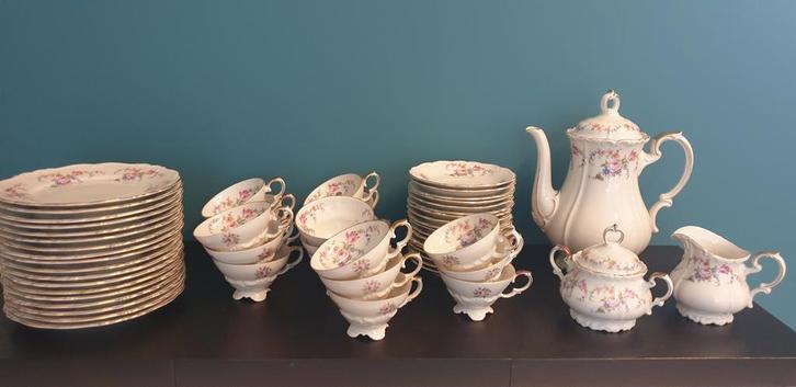 Servies Edelstein Bavaria Maria-Theresia 94 delig, Antiek en Kunst, Antiek | Servies compleet, Ophalen