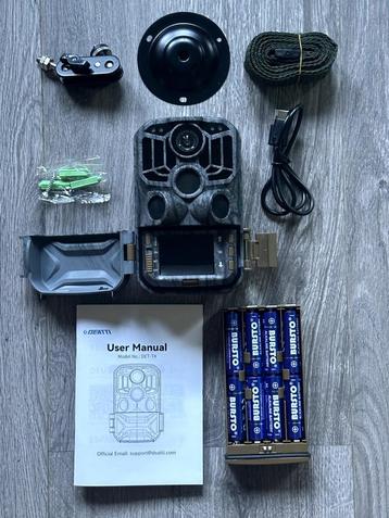 Camera de chasse connectée 4K : WiFi, Bluetooth complète-60€, Enlèvement ou Envoi, Neuf, Caméra extérieure