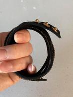Armband met goud, Ophalen of Verzenden, Zo goed als nieuw, Zwart, Overige materialen