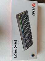MSI vigor gk30 gaming keyboard BE layout, Gebruikt, MSI, Ophalen of Verzenden, Qwerty