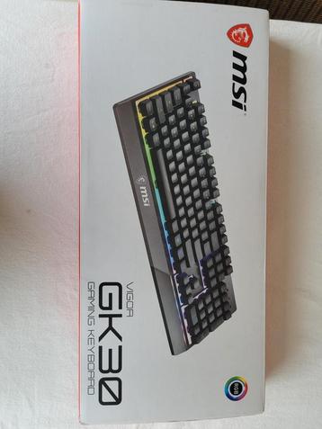 MSI vigor gk30 gaming keyboard BE layout beschikbaar voor biedingen