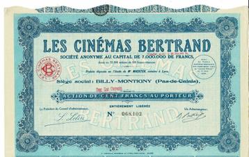 13 stuks Les Cinémas Bertrand - Billy Montigny 1934 - Action beschikbaar voor biedingen