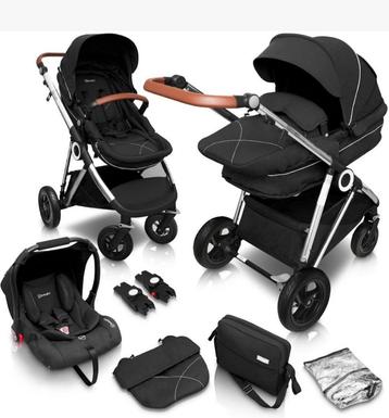 Poussette baby go 3 en 1, Enlèvement, Comme neuf, Autres marques, Protection de pluie
