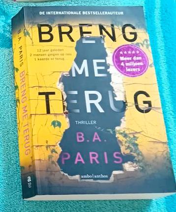 Breng me terug - BA Paris beschikbaar voor biedingen