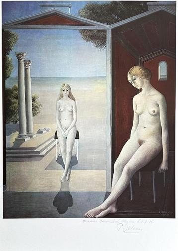 Paul Delvaux - Au bord de la mer 1976 beschikbaar voor biedingen