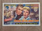 Film flyer The Man Who Knew Too Much 1956, Ophalen, Gebruikt, Film en Tv