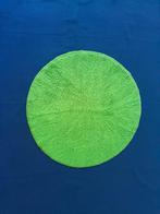 Ronde bad- of vloermat in een frisse groene kleur, Ophalen of Verzenden, Zo goed als nieuw, Overige materialen, Binnen