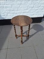 houten bijzettafeltje, Huis en Inrichting, Ophalen, Gebruikt, Rond, Hout