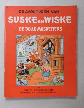 Suske en Wiske 18 - De dolle musketiers - Vandersteen - 1958 beschikbaar voor biedingen